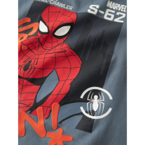 NAME IT Bluse Alder Spider-Man Blue Mirage
